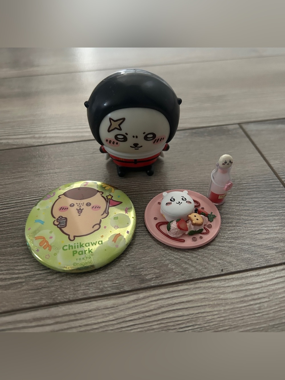 Chiikawa Japan Exclusive Merch (Re-ment, Chiikawa Park Pin, Mcdonalds Figure)